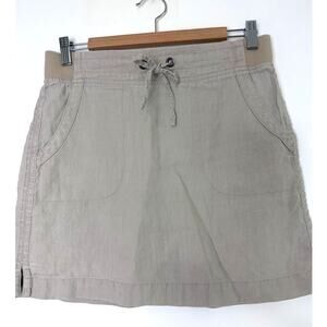Athleta Seline Linen Casual Mini Skirt Size 6